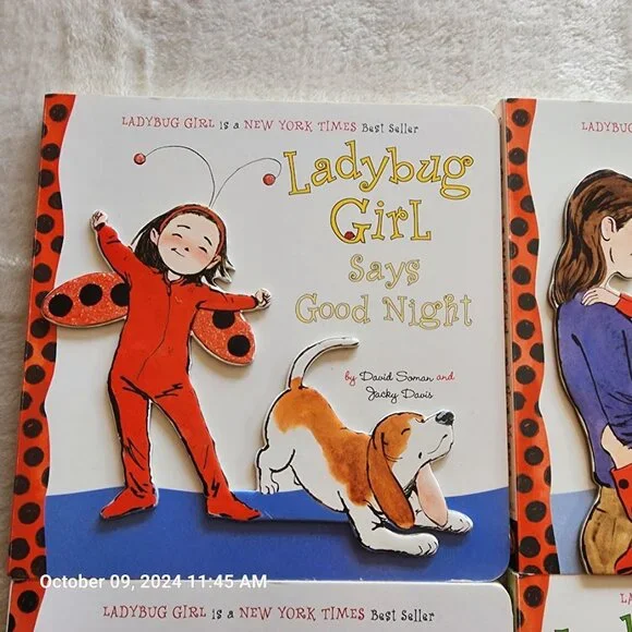 Ladybug Girl and Her Papa, Her Mama, Says Goodnight, Loves. 4 in Lot Board Books - Picture 2 of 6